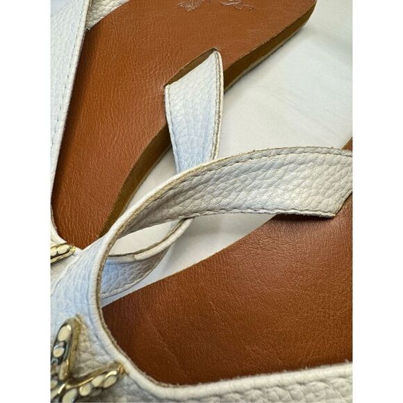 Amanda Blu Flip flops sz 9 spring, summer, pool, cruise beautiful elegant - Picture 9 of 10